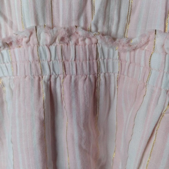 TRUE Craft Striped Tiered Ruffle Dress sz XS - Picture 6 of 8